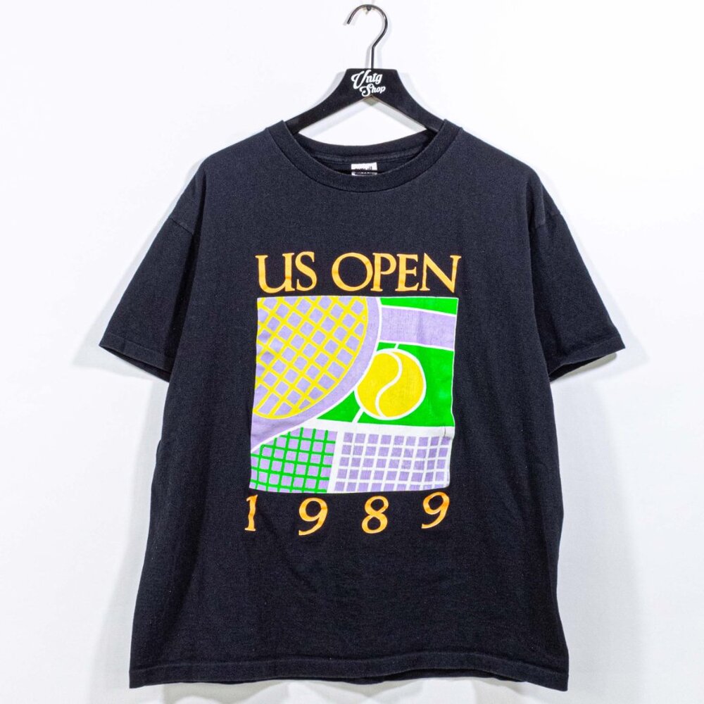 1989 US Open Tennis T-Shirt black